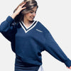 Padel Sweater Oversized (unisex, Navy Blue)