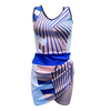 padel kleedje Aline (stripe rose, dames)