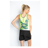 Padel Top Ellie (camouflage, yellow, dames)