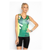 Padel Top Ellie (kaki, dames)