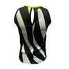 Padel Top Nora (zebra zwart/wit, dames)