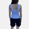 Padel Top Raqueta (white print raqueta logo, dames)