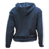 padelsweater met rits Noor (zwart/wit, dames)
