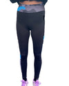 Padel Legging Camo (Dames, camouflage/ blauw)