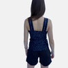 Padel Top Leopard (black print leopard, dames)