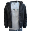 Padel windjack (Heren, Navy of Zwart)