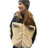 Padel Teddy (dames, ecru-zwart)
