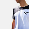 Advanced Padel T-shirt padel (white + black details, men)