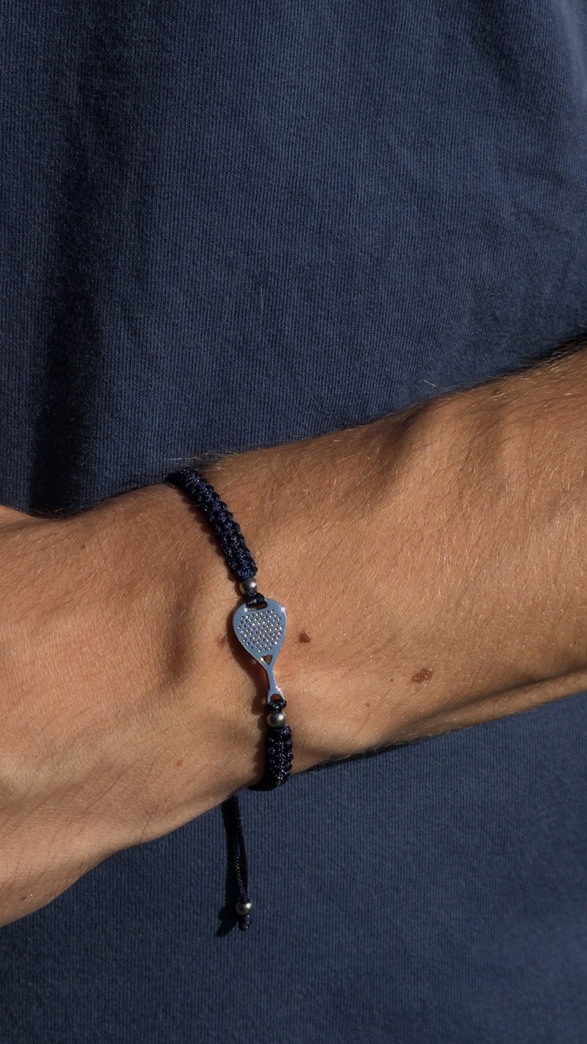Blue Braided Bracelet
