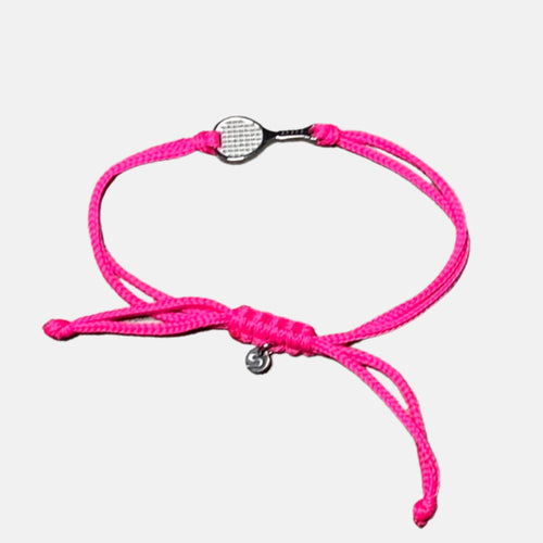Armband Punto de Oro – Zilver/Fluo roze