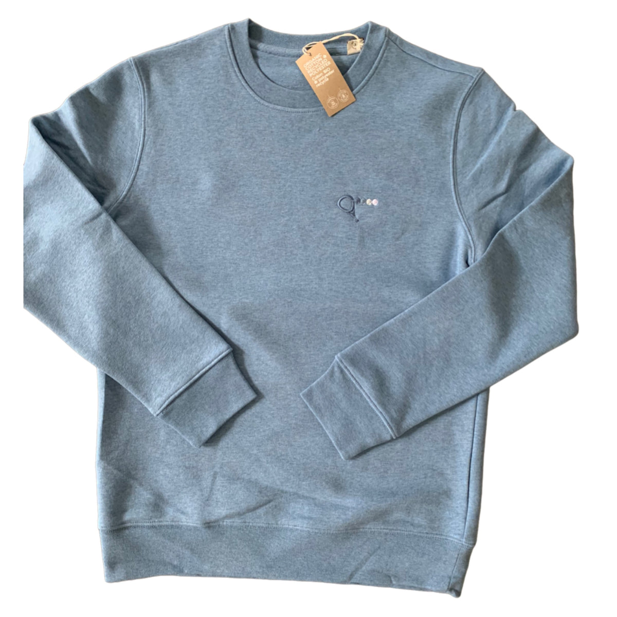 Sweater Sporty – Jeansblauw