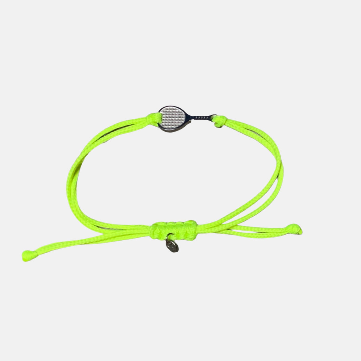 Armband Punto de Oro – Zilver/Fluo groen