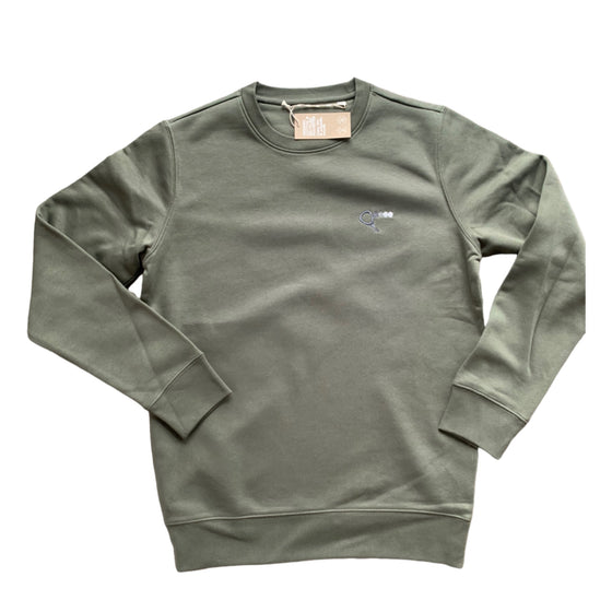 Padel Sweater Sporty (Heren, Khaki)
