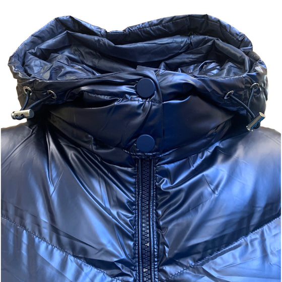 Padel Puffer Jacket zonder mouwen (Dames, Navy shine)