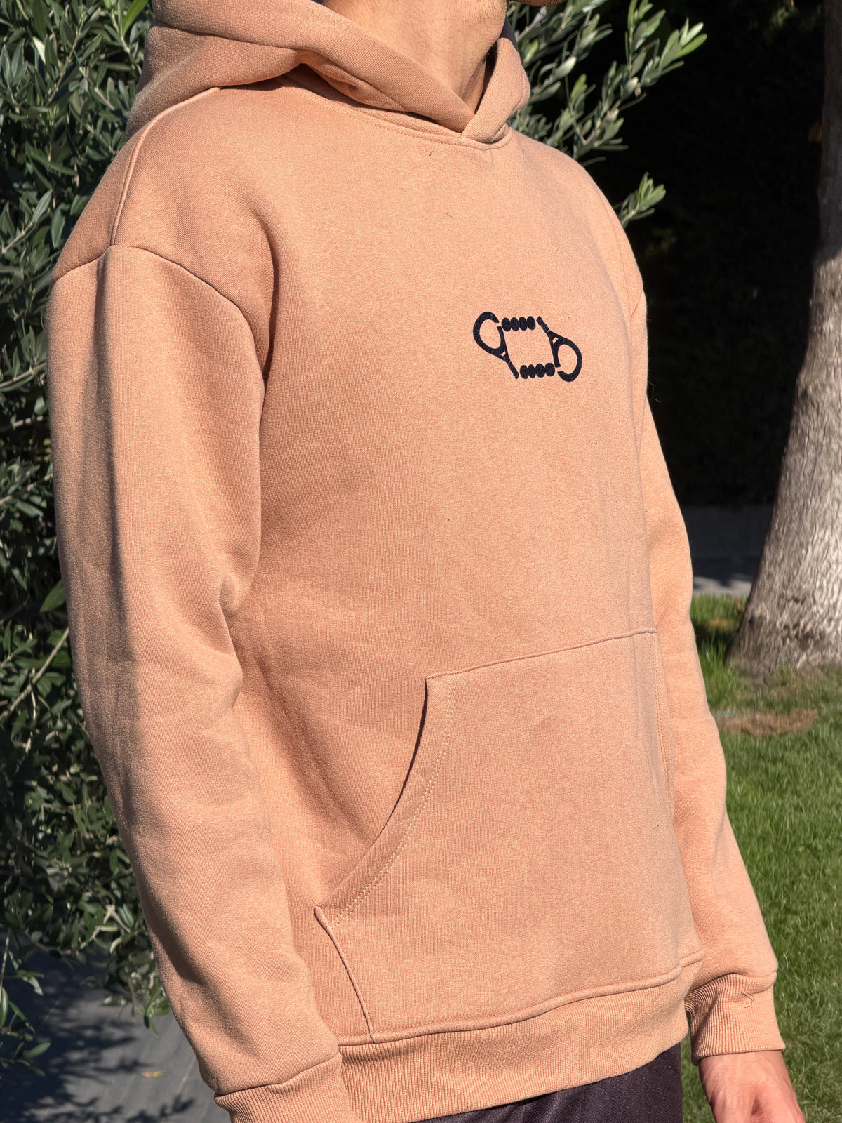 Hoodie Double – Bruin