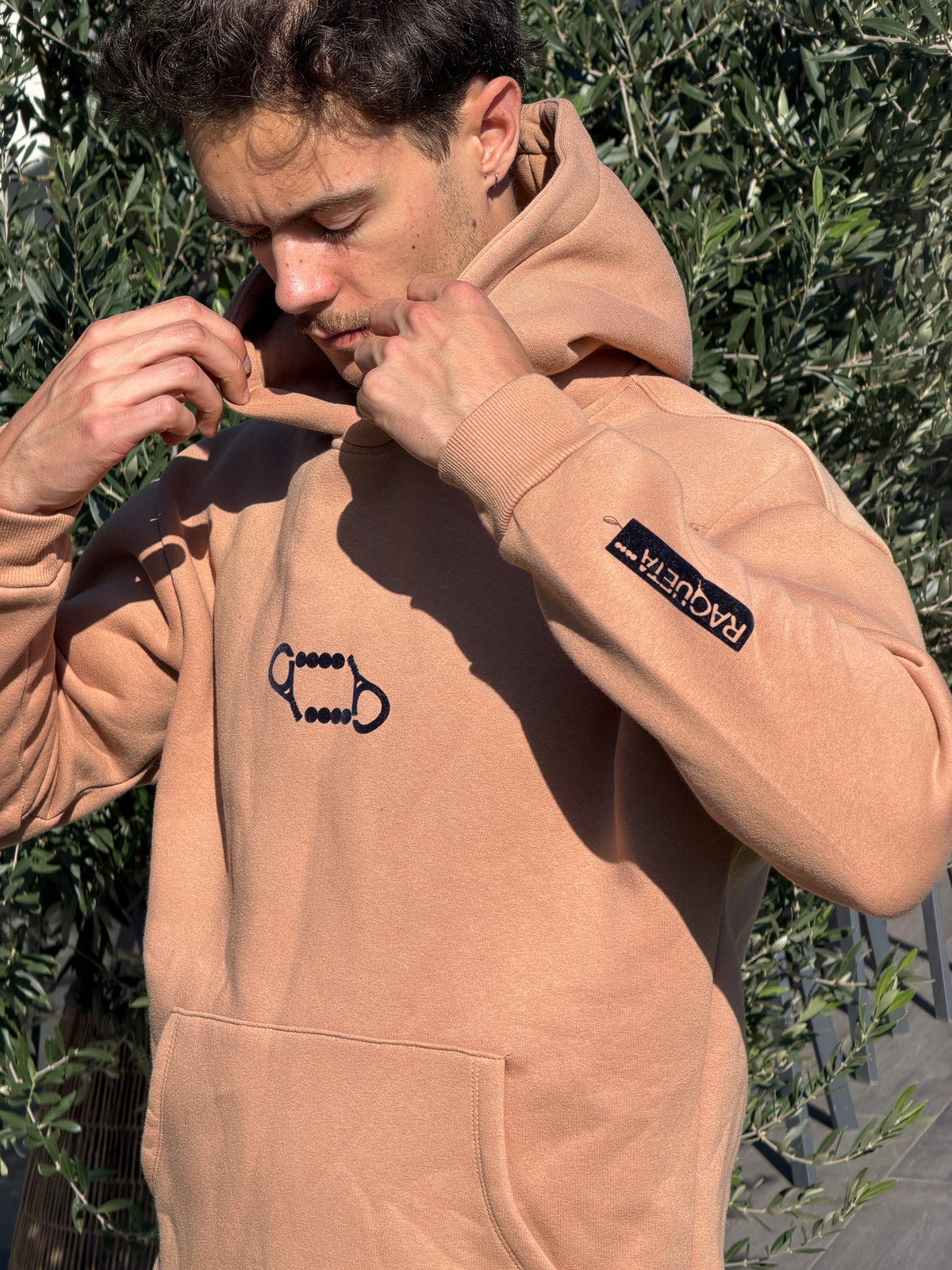 Hoodie Double – Bruin