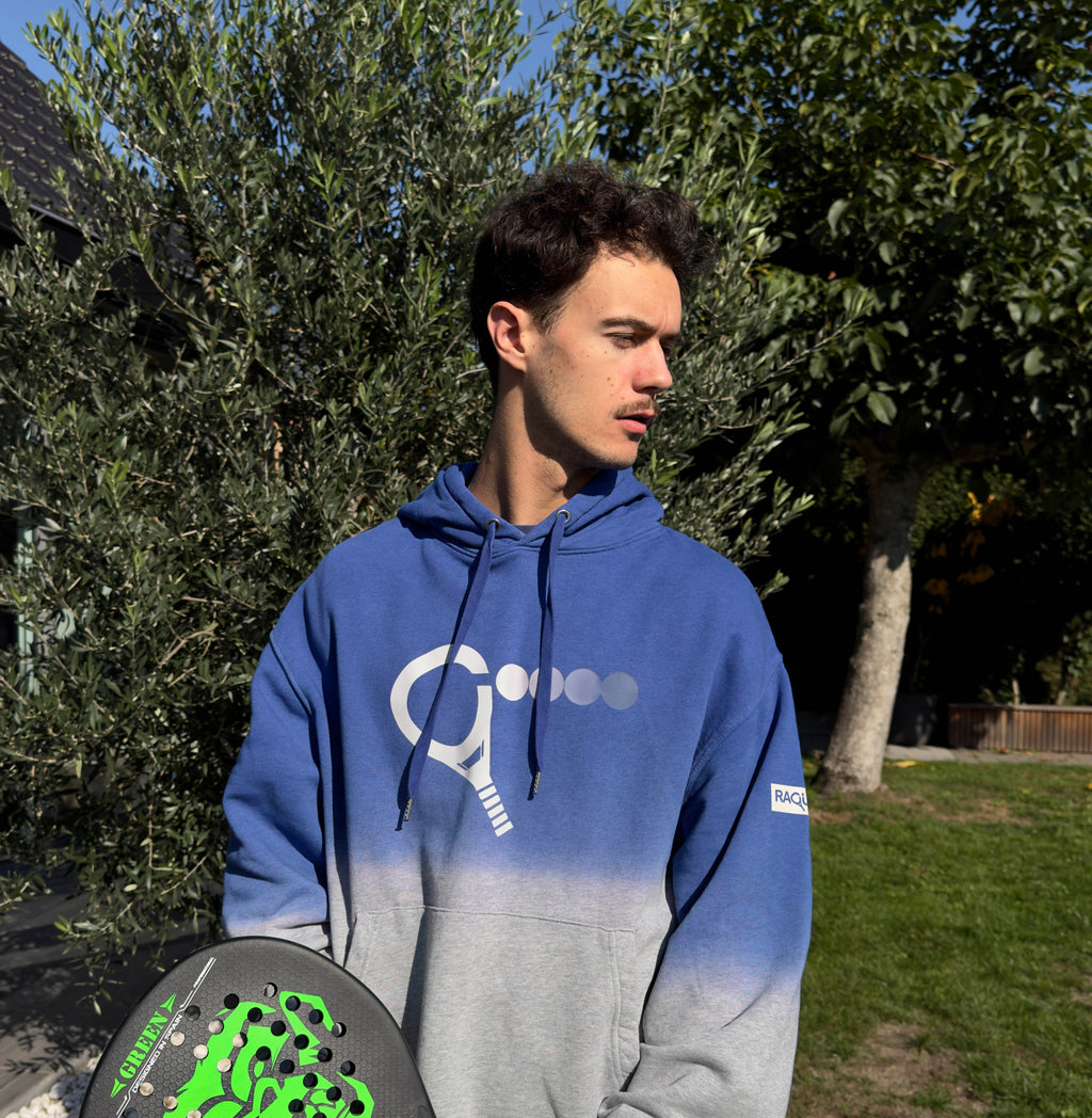 Hoodie Ice – Grijs/Blauw