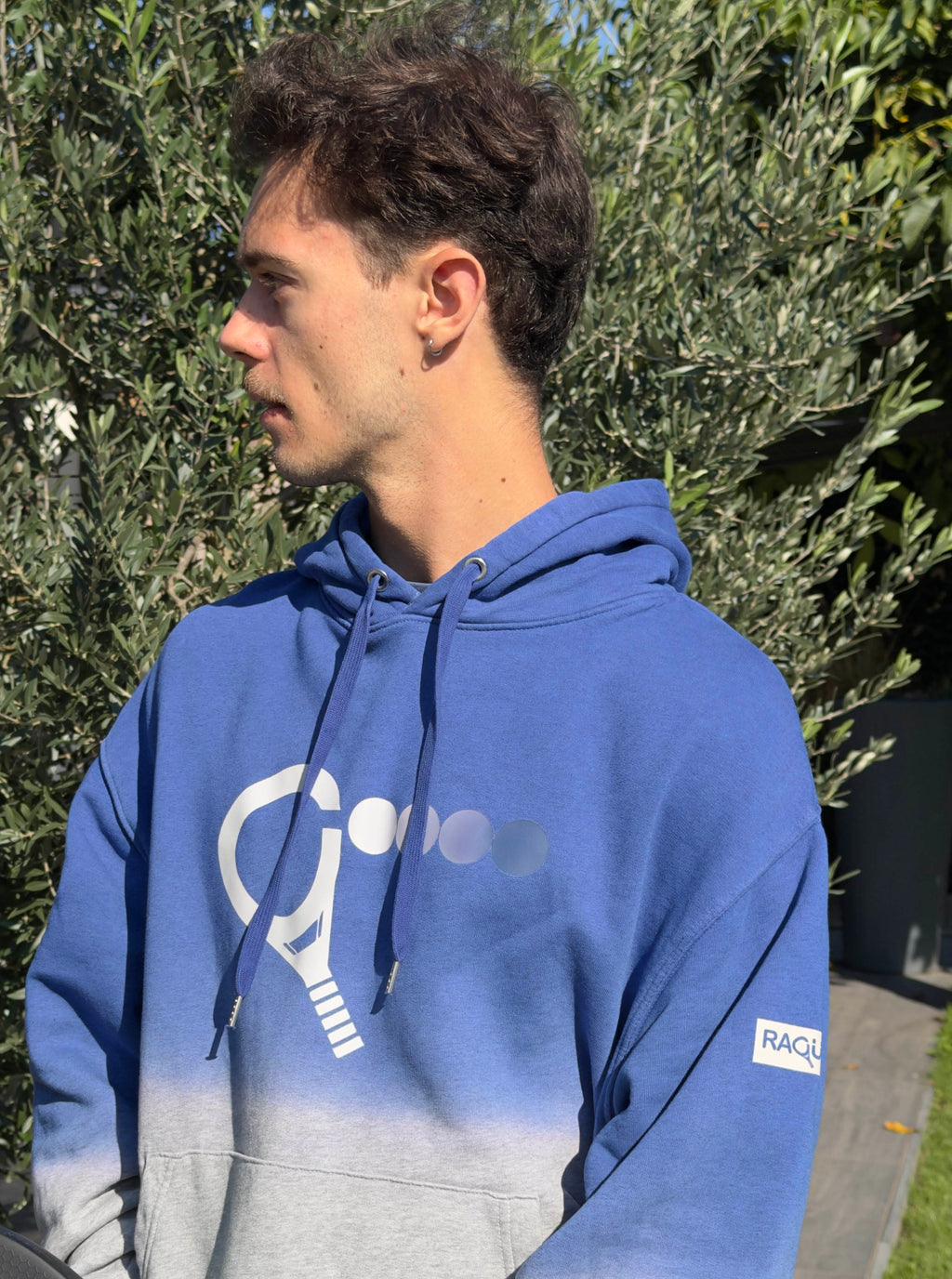 Hoodie Ice – Grijs/Blauw