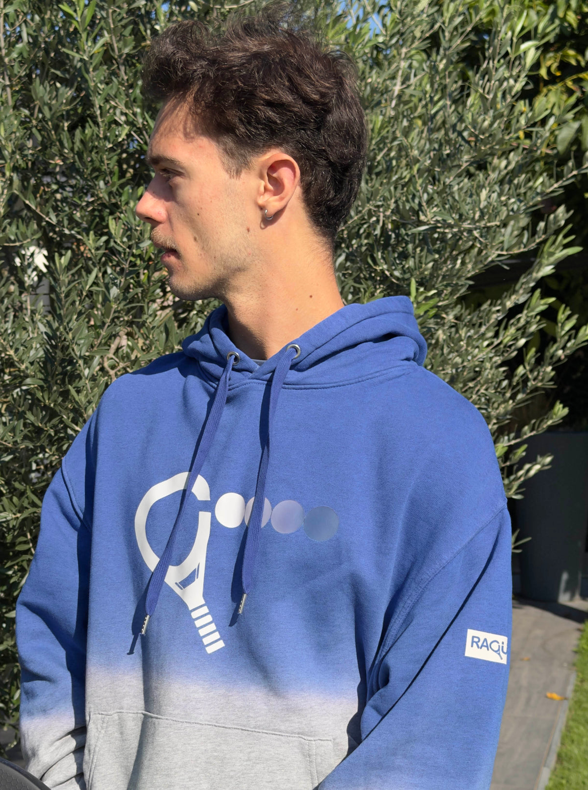 Hoodie Ice – Grijs/Blauw