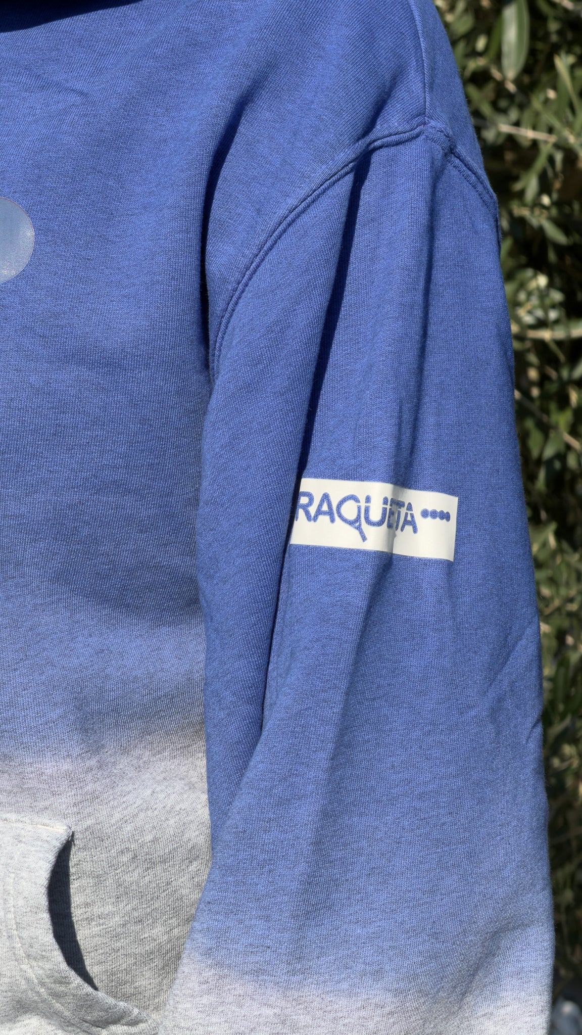 Hoodie Ice – Grijs/Blauw