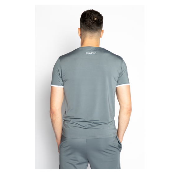 T-shirt padel Luís (grijs, mannen)