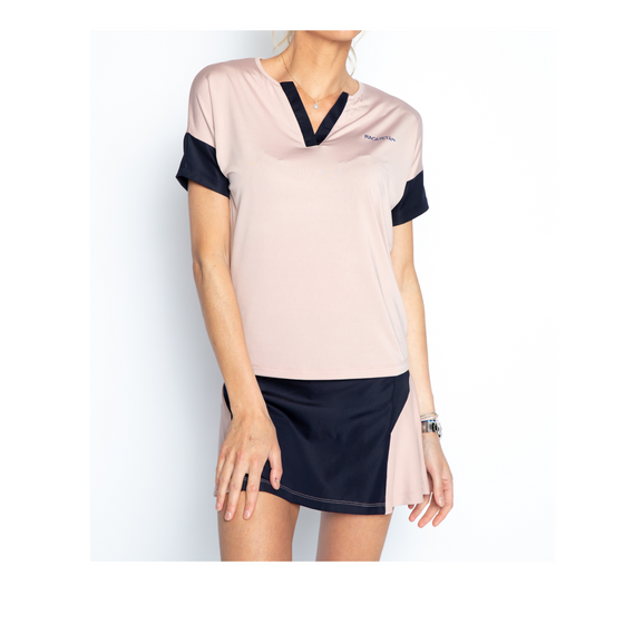 T-shirt padel Emma (roze, dames)