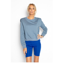  padeltrui Shorty (jeansblauw, dames)