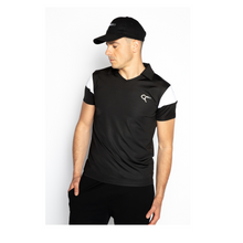  poloshirt padel Juul (zwart, mannen)