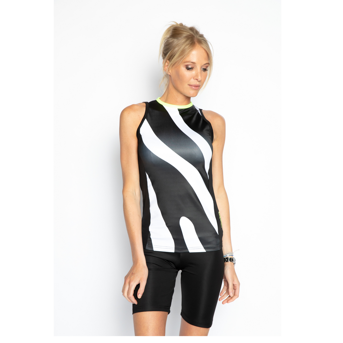 Top Nora – Zebra zwart/Wit
