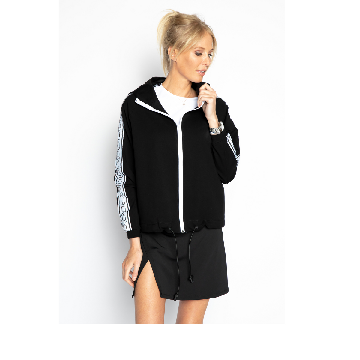 Sweater Noor – Zwart/Wit