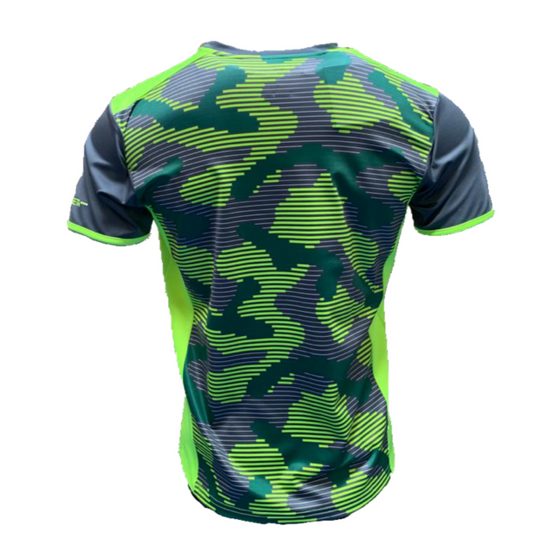 T-shirt padel Jack (camouflage, fluo , mannen)