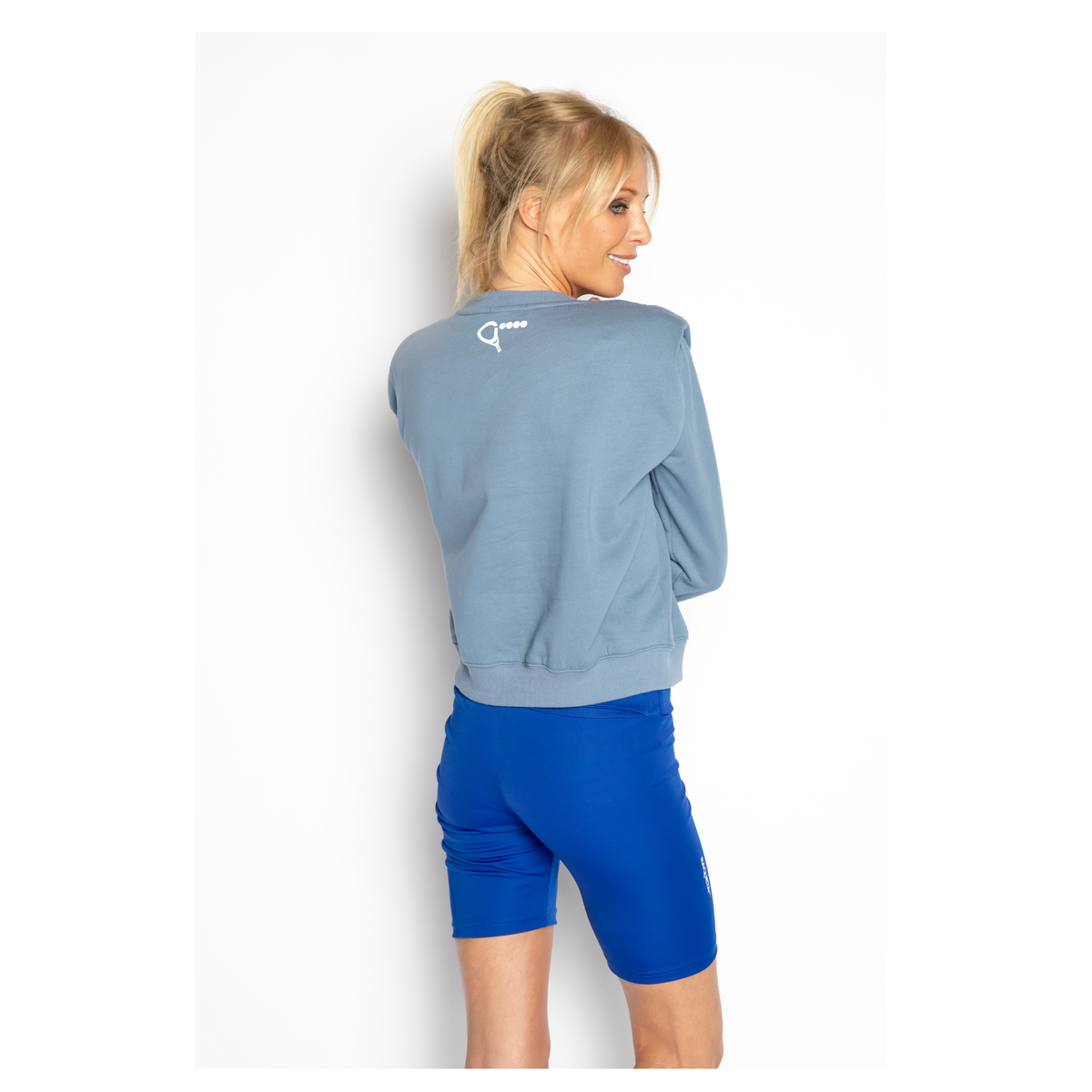 Sweater Shorty – Jeansblauw