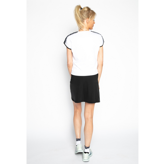 T-shirt padel Seline (wit/zwart, dames)