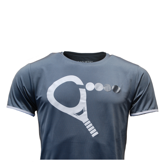 T-shirt padel Luís (grijs, mannen)