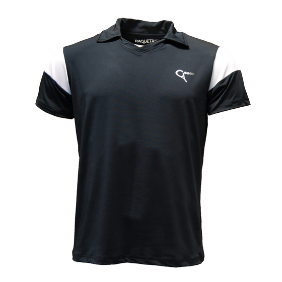 poloshirt padel Juul (zwart, mannen)