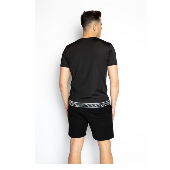 T-shirt padel Luís (zwart, mannen)