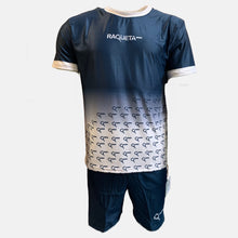  T-shirt padel Victor (white/navy, men)