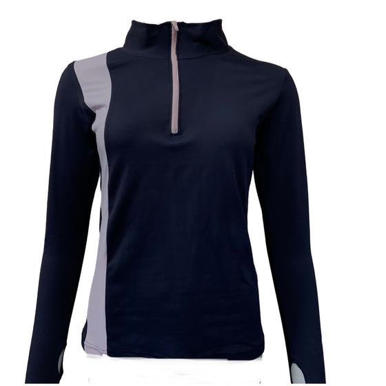 Padel longsleeve Ivy (Dames, navy, rose)