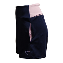  padelshort Lilly (navy en roze, dames)