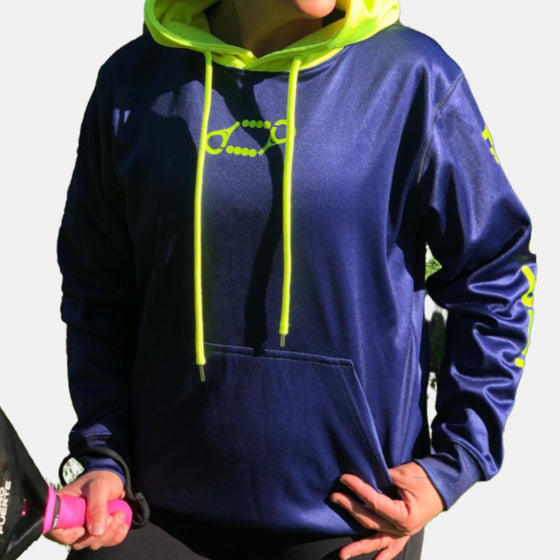 Padel Hoodie Double  (unisex, Blue, Neon)