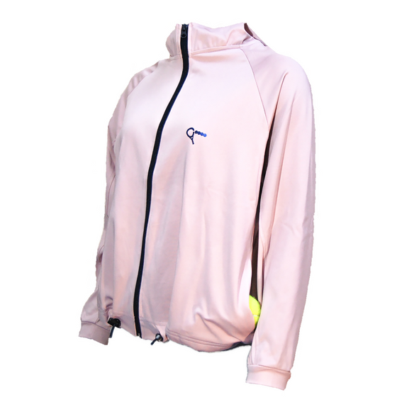 padelsweater met rits Noor (roze, dames)