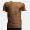 Padel T-shirt Combat (men, black, brown)