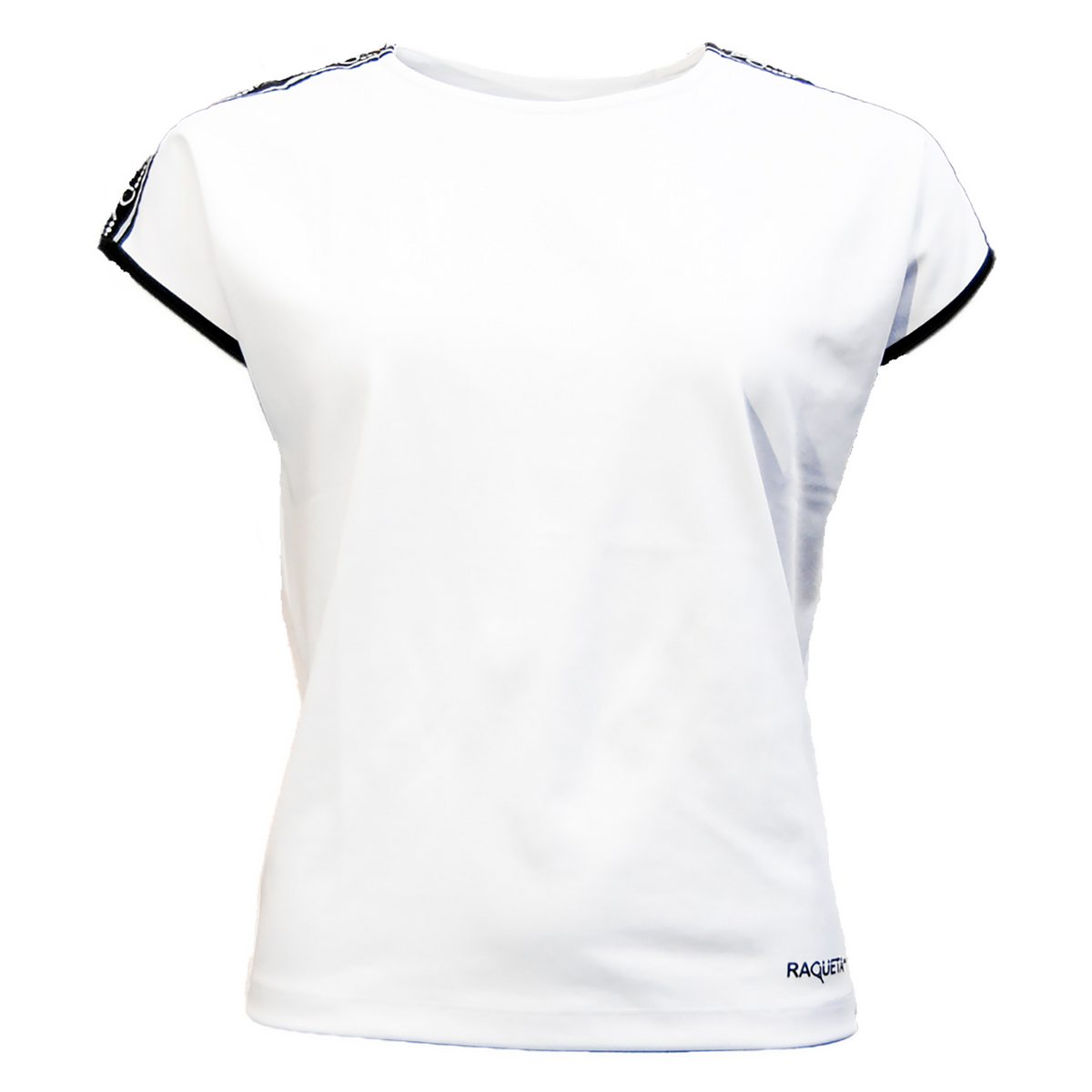 T-shirt Seline – Wit/Zwart