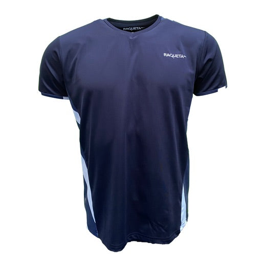 T-shirt padel Jack (navy zebra, mannen)