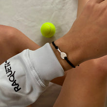  Padel Bracelet ( Stainless Silver Color, Black)