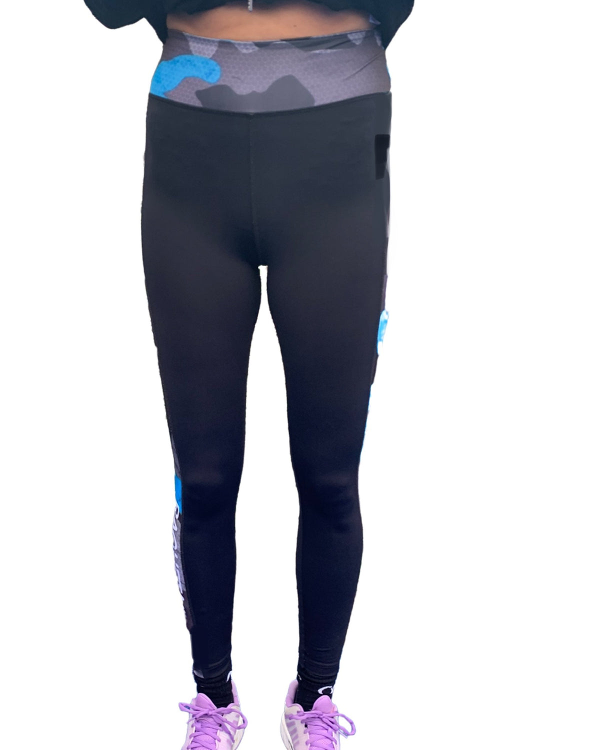 Legging Camo – Camo/Blauw