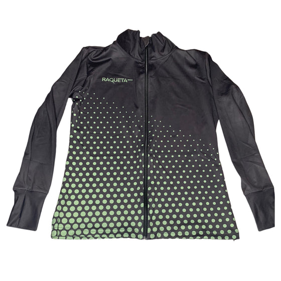 Padel longsleeve Combat T-Jacket (Dames, Black, Olive)