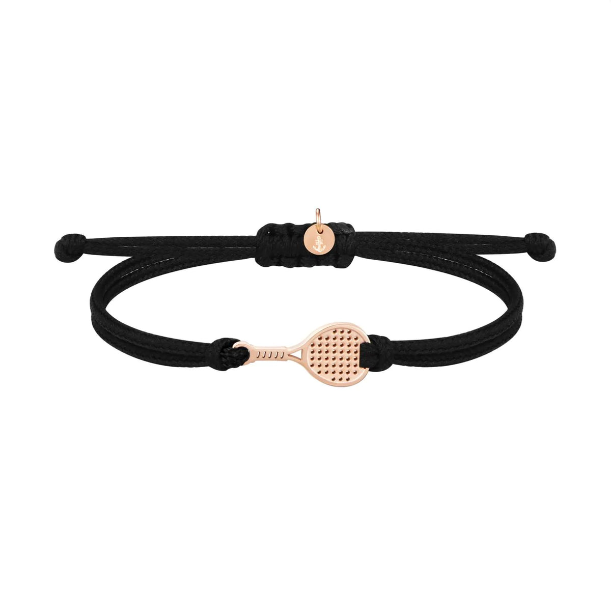 Armband Punto de Oro – Rosé goud/Zwart