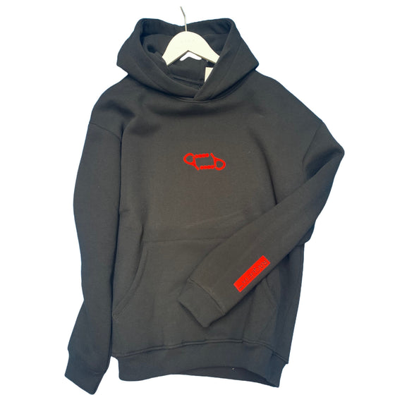 Padel Hoodie Double  (Heren, Black )