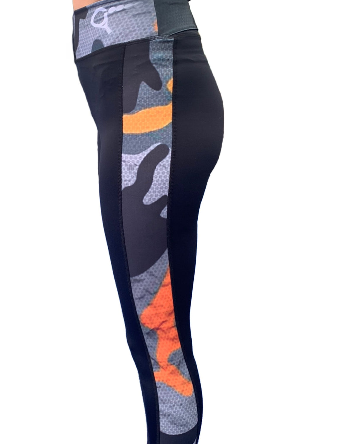 Legging Camo – Camo/Oranje